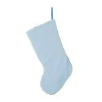 Glitzhome 19 in. 3D Jellyfish Hooked Christmas Stocking, Blue and White Beach Theme thumbnail 5