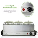 Ovente FW153W 3-Tray Buffet Server with Stand-Alone Warming Tray, Stainless Steel thumbnail 5
