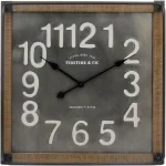FirsTime & Co. Liam Industrial Square Wall Clock, 24 in. thumbnail 2