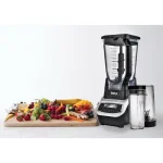Ninja Professional Blender, 1100W, 5-Speed with 72 oz. Pitcher and 2 Nutri Ninja Cups, Black thumbnail 6