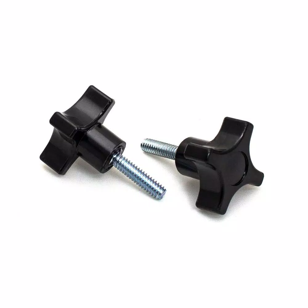 POWERTEC 1/4 in.-20 4-Point Stud Knob, 5-Pack
