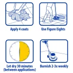 Zep Wet-Look Floor Polish, 5-Gallon Professional Strength High Gloss Coating thumbnail 5