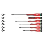 Milwaukee 6-Piece Torx Precision Screwdriver Set with All-Metal Core thumbnail 1