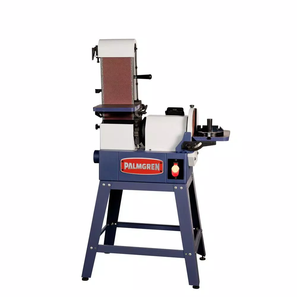 Palmgren 6 in. x 48 in. Belt and 10 in. Disc Combination Universal Finishing Machine