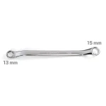 TEKTON 13 mm x 15 mm 45° Offset Double Box End Wrench thumbnail 2