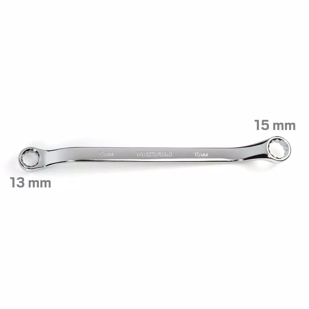 TEKTON 13 mm x 15 mm 45° Offset Double Box End Wrench