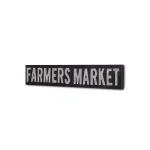 Cheungs Farmers Market Metal Wall Decor - Rustic Farmhouse Style Handcrafted Steel Sign thumbnail 3