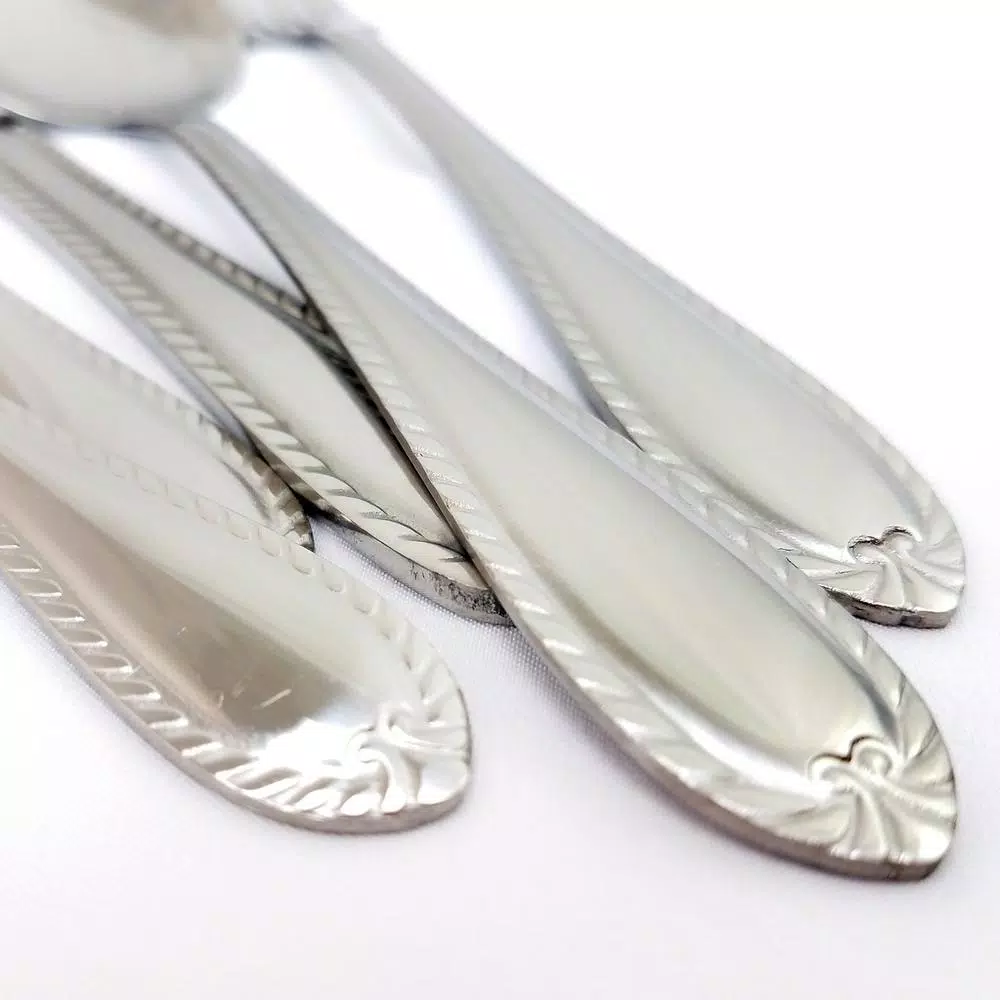Gibson Home Wilmington Plus 55-Piece Stainless Steel Flatware Set, Service for 8