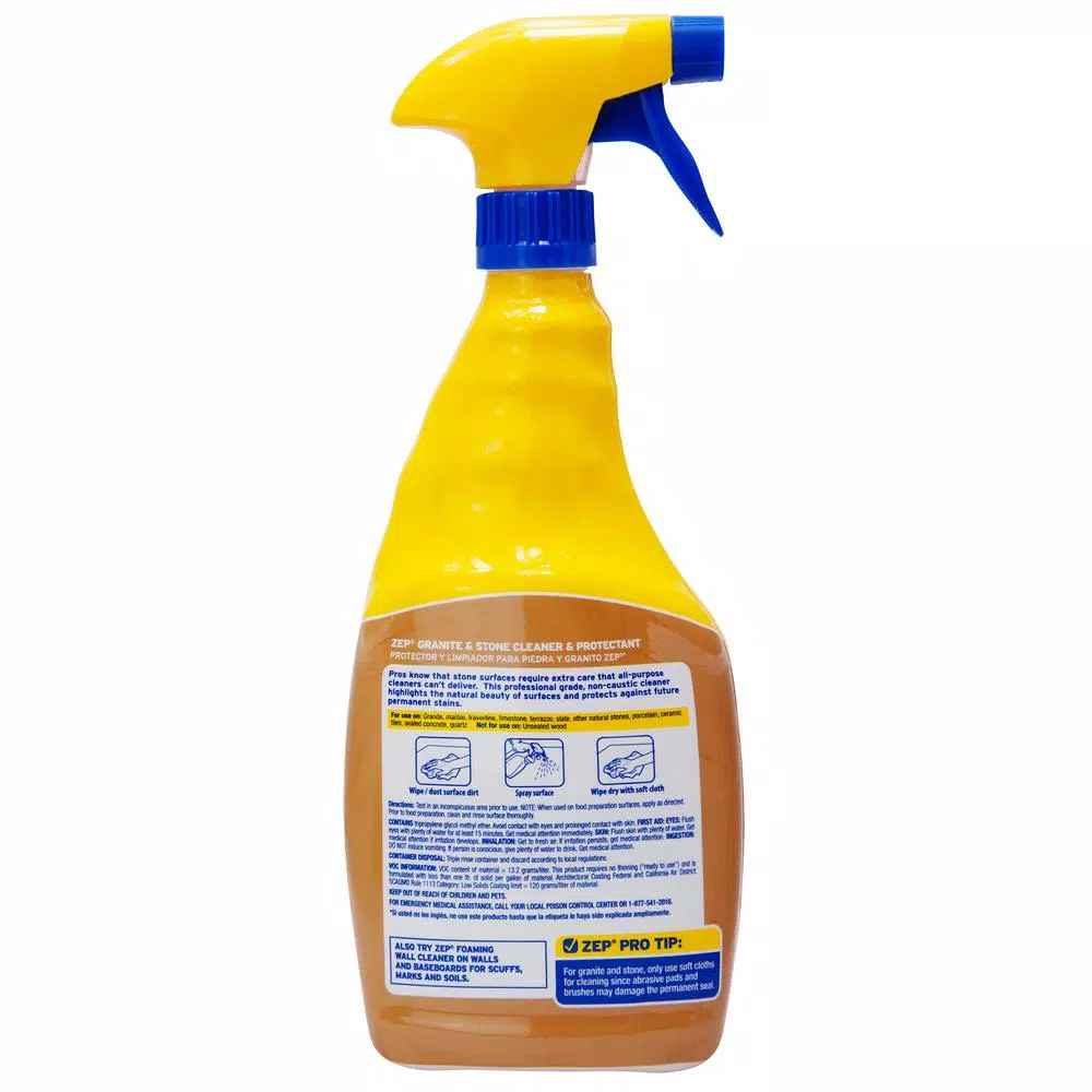 Zep Granite & Stone Cleaner & Protectant, 32 oz. (Case of 4)