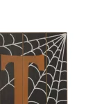 Glitzhome 59.68 in. Wooden Trick or Treat Porch Sign - Halloween Hanging Decor thumbnail 2