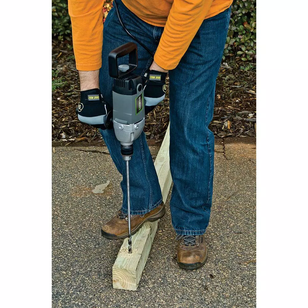 Genesis 1/2 in. Variable Speed Spade Handle Electric Drill, 9.0 Amp, 120V