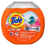 Tide PODS Plus Downy 4-in-1 Laundry Detergent Pacs, April Fresh, 43-Count thumbnail 1
