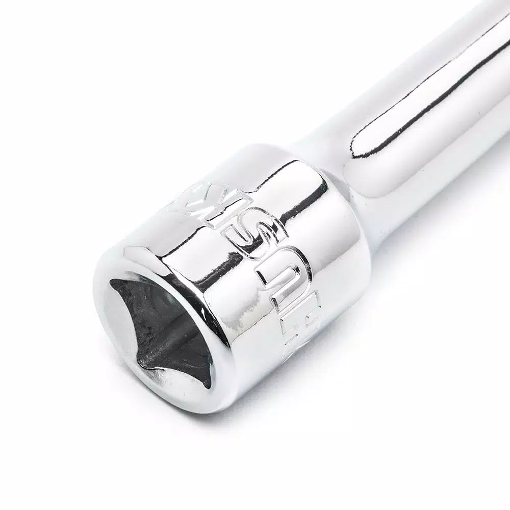 Husky 3/8 in. Drive 20 in. Extension Bar, Chrome Alloy Steel