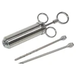Bayou Classic 2 oz. Stainless Steel Seasoning Injector with Two Specialized Needles thumbnail 1