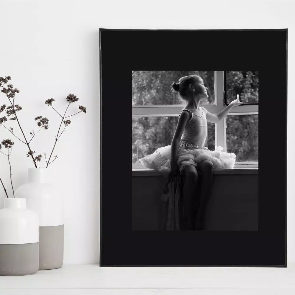 Pinnacle 6-Pack Snap Clear Acrylic 11 x 14 in. Standing Picture Frames, L-Shaped Tabletop Display