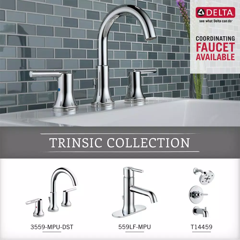 Delta Trinsic 24 in. Double Towel Bar, Chrome