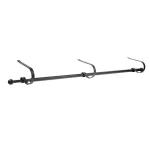 Haute Decor MantleClip Stocking Rod Matte Black Stocking Holder Set (4-Pack) thumbnail 1