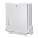 San Jamar White Metal Paper Towel Dispenser for C-Fold and Multifold Towels thumbnail 1