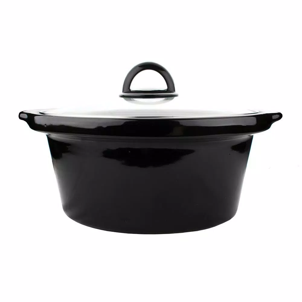 Brentwood Appliances 3.5 Qt. Diamond Pattern Slow Cooker with Tempered Glass Lid, Brown