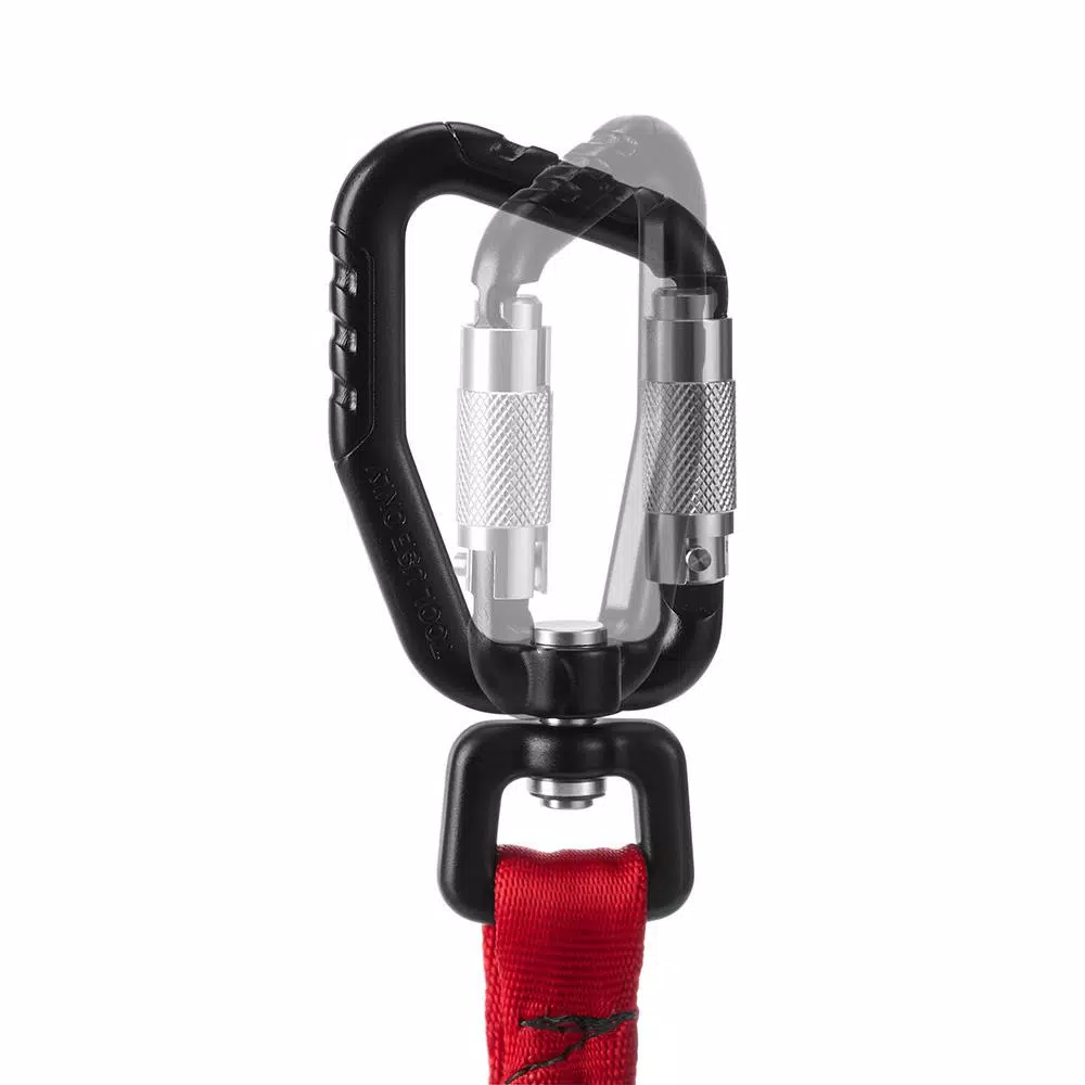 Milwaukee 10 lb. Quick-Connect Locking Tool Lanyard, Red