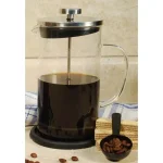 Cook Pro 3-Cup Borosilicate Glass French Press Coffee Maker with Coaster and Measuring Spoon thumbnail 2