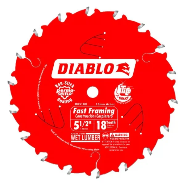 Diablo 5-1/2 in. 18-Teeth Framing Saw Blade