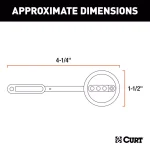CURT 4-Way Flat License Plate Light Plug Adapter thumbnail 4
