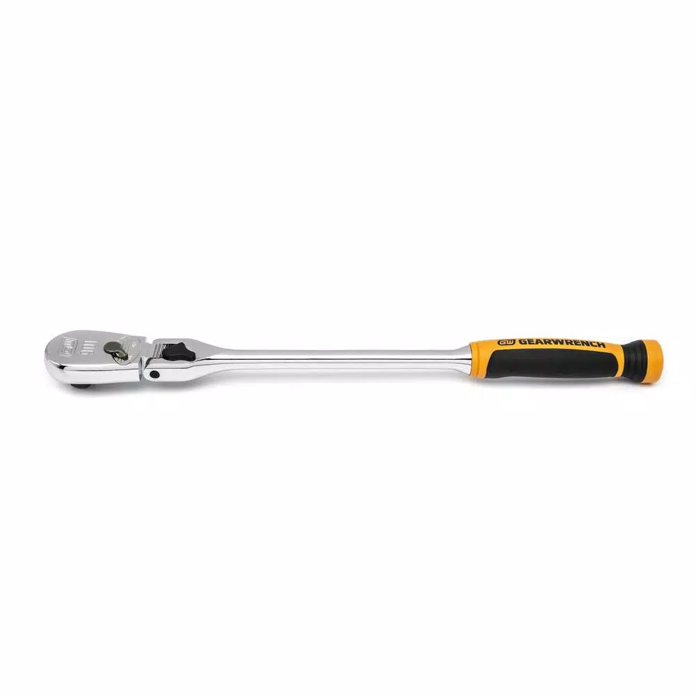 GEARWRENCH 1/2 in. Drive 90-Tooth Locking Flex Head Teardrop Ratchet