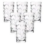 Lorren Home Trends RCR Laurus Crystal Highball Glasses, Set of 6, 12 oz. thumbnail 2