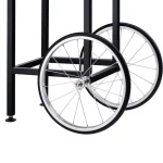 Great Northern Popcorn Replacement Cart with Wheels for 4-6 oz. Machines, Black thumbnail 4