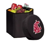 Picnic Time Washington State Cougars 12 Qt. Bongo Collapsible Soft-Side Cooler - Black thumbnail 1