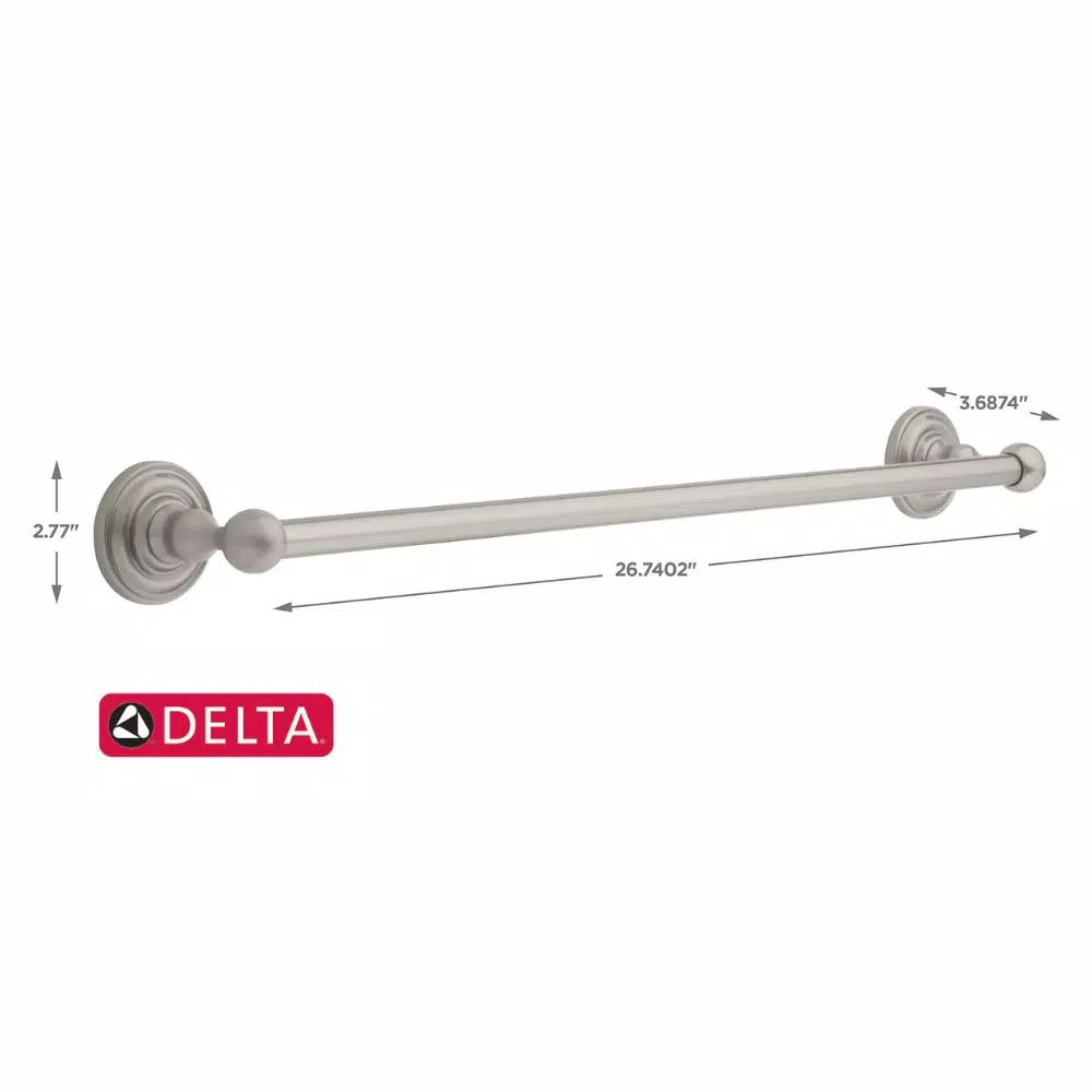 Delta Greenwich 24 in. Towel Bar in SpotShield Brushed Nickel