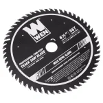 WEN 6.5 in. 56-Tooth Carbide-Tipped ATAFR Track Saw Blade with PTFE Coating thumbnail 2