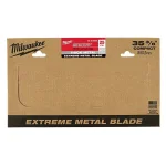 Milwaukee 35-3/8 in. 8/10 TPI Extreme Metal Cutting Band Saw Blades, 25-Pack thumbnail 4
