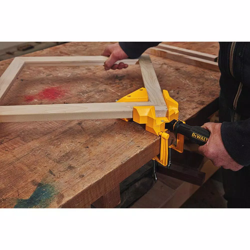 DEWALT 90-Degree Corner Clamp with 2 Table Clamps, 250 lb. Clamping Force