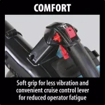 Makita 24.5cc 4-Stroke Gas Handheld Leaf Blower, 145 MPH, 356 CFM thumbnail 13