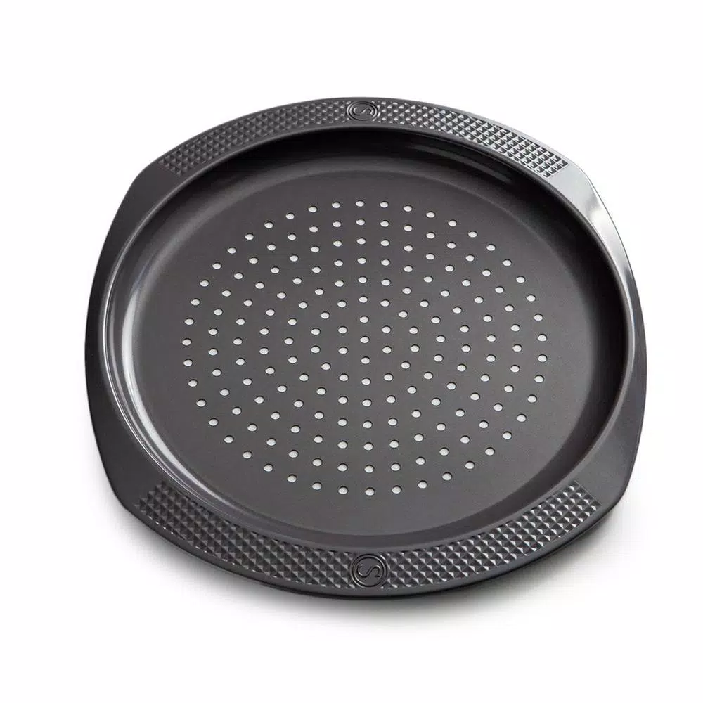 Saveur Selects 12 in. Artisan Pizza Pan, Carbon Steel