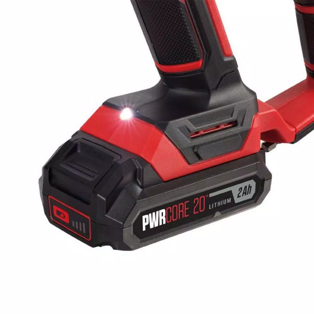 SKIL 20V PWRCORE SDS Plus Rotary Hammer Drill Kit with 2.0 Ah Battery and Charger