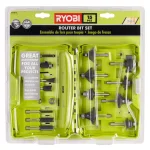 RYOBI 18V ONE+ Cordless Fixed Base Trim Router with 15-Piece Carbide Bit Set thumbnail 6