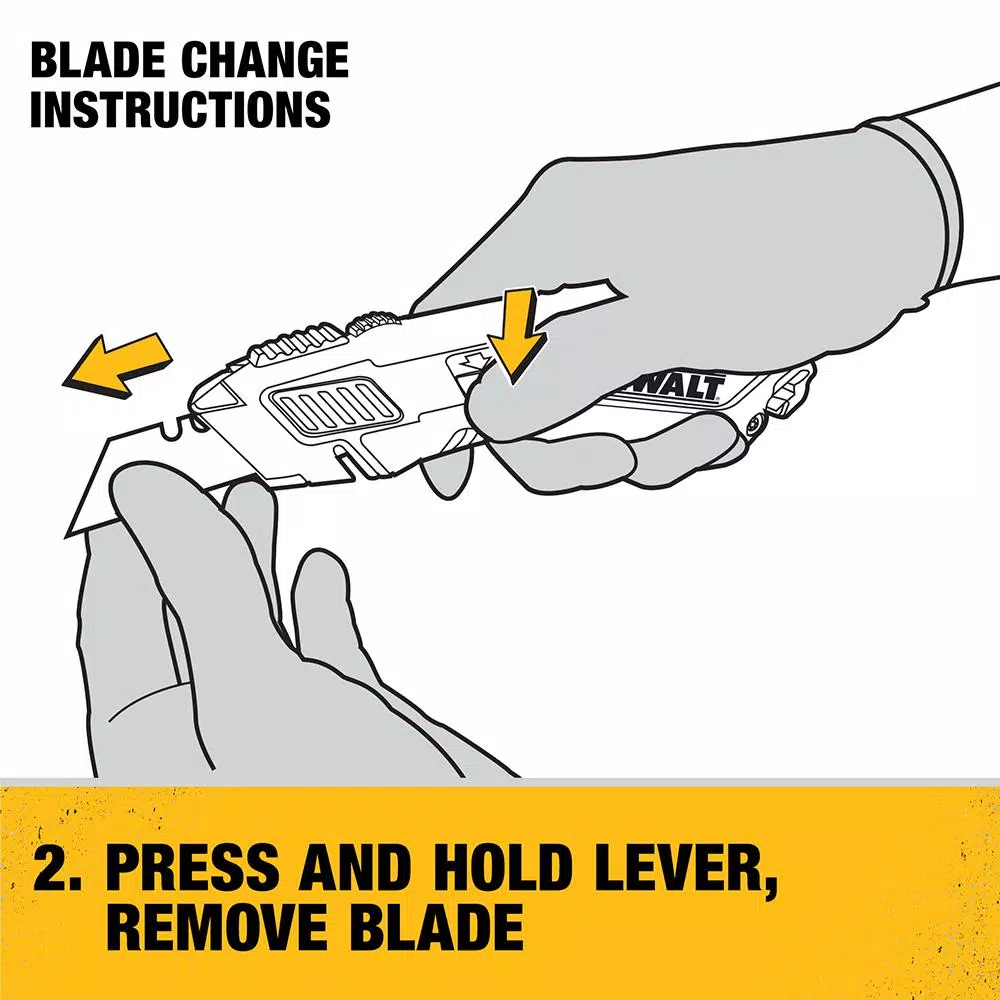 DEWALT Retractable Utility Knife with Deadbolt Blade Mechanism