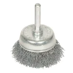 Robtech 1-3/4 in. Crimped Steel Wire Cup Brush with 1/4 in. Shank thumbnail 1