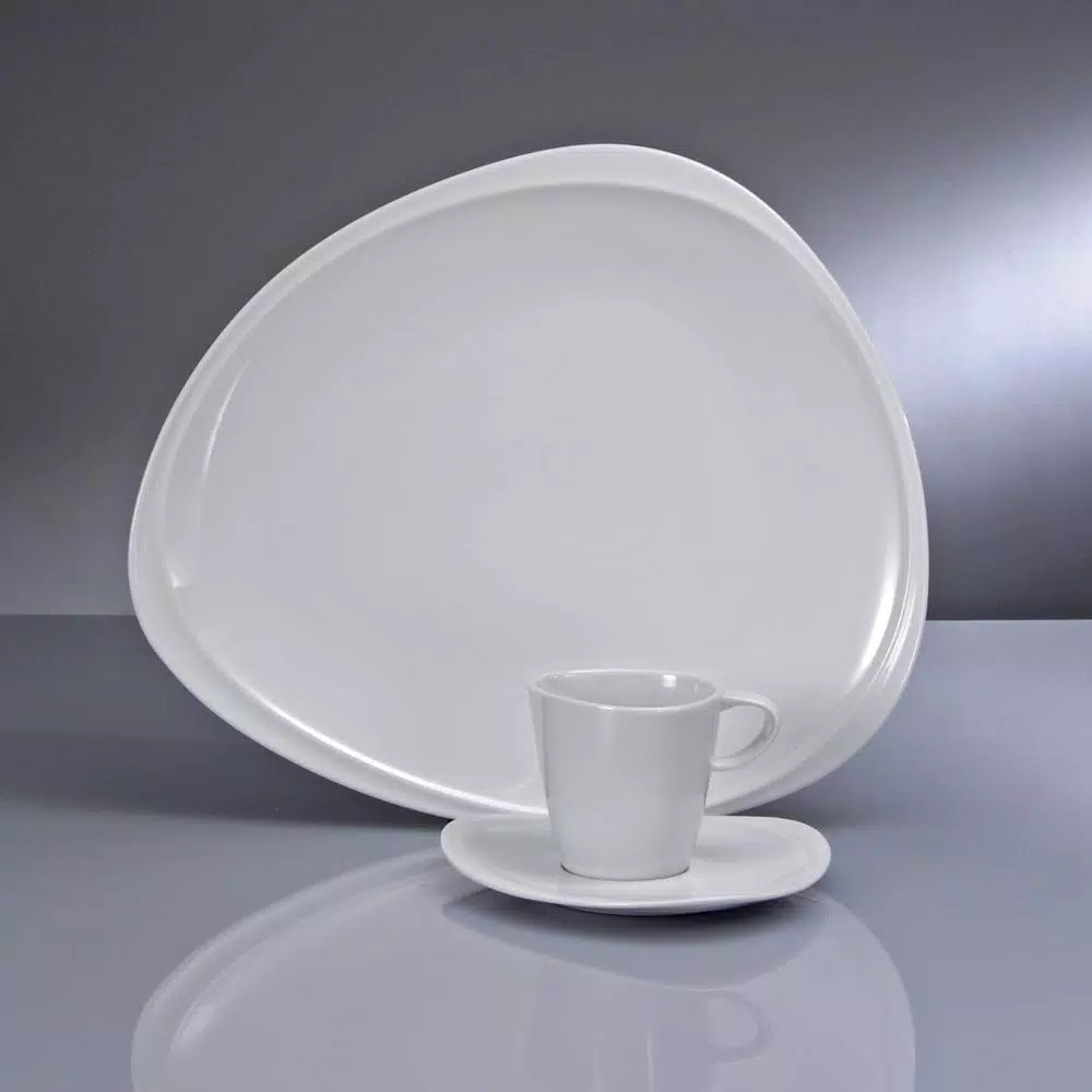 Oneida Mood 6.5 oz. White Porcelain Creamers, Set of 36