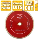 GRIP TIGHT TOOLS 7 in. Professional Continuous Rim Diamond Blade for Porcelain, Ceramic, and Marble Tile thumbnail 2