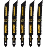 DEWALT 3-5/8 in. 18 TPI T-Shank Medium Metal Cutting Jig Saw Blades (5-Pack) thumbnail 1