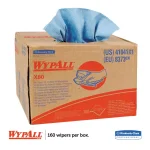 Wypall X80 Blue Wipers, HydroKnit Technology, 160-Box Bulk Pack thumbnail 2