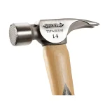 Stiletto TI14MC 14 oz. Titanium Milled Face Hammer with 18 in. Curved Hickory Handle thumbnail 5