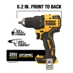 DEWALT ATOMIC 20V MAX Brushless 1/2 in. Drill/Driver and Impact Driver Combo Kit thumbnail 4