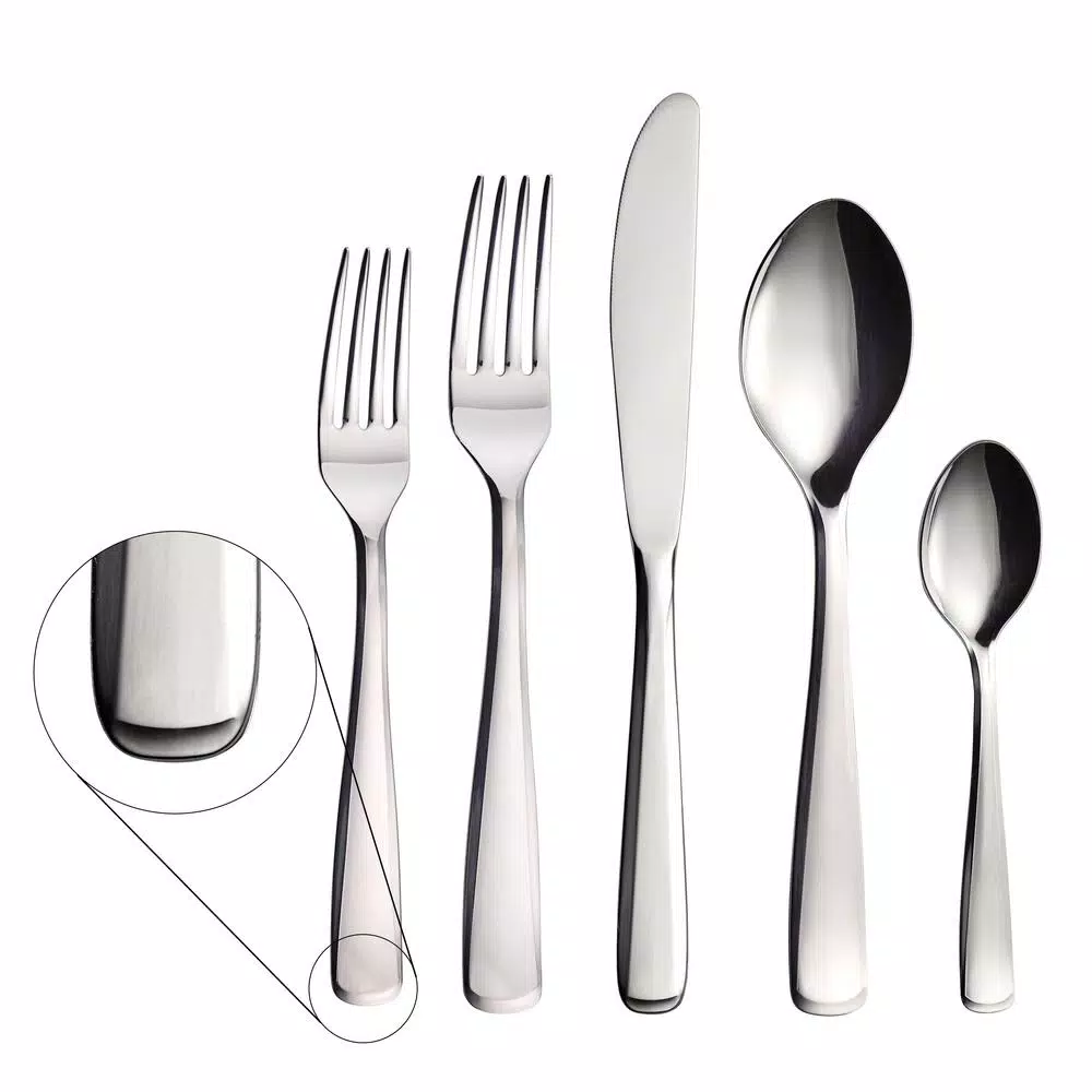 Tramontina Pacific 20-Piece 18/10 Stainless Steel Flatware Set, Service for 4