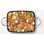 Starfrit THE ROCK 5.3 Qt. Rectangular Aluminum Casserole Dish with Lid, 9 x 13 in. thumbnail 2