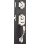 Kwikset Montara Keyed Entry Handleset with Single Cylinder Deadbolt, Satin Nickel thumbnail 6